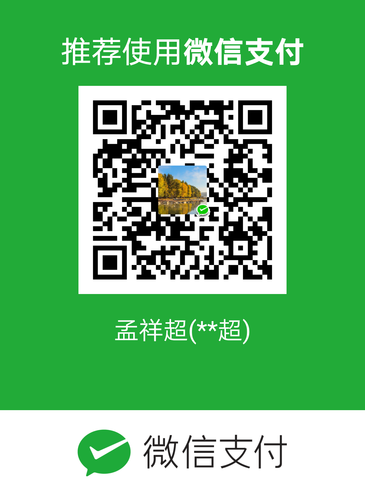 佛系编码 微信支付